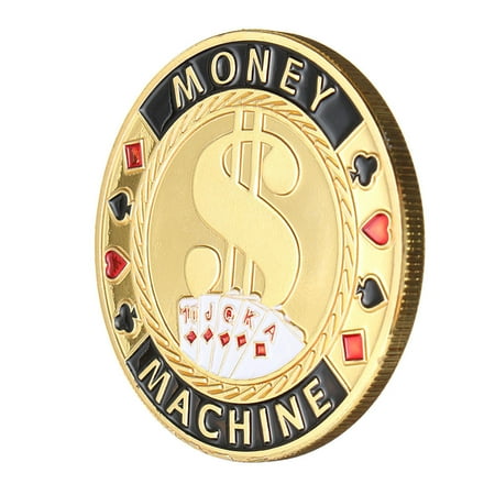 Metal TEXAS Gold Money Poker Guard Card Protector Coin Chip Gold Plated w/ Metal TEXAS Gold Money Poker Guard Card Protector Coin Chip Gold Plated w/